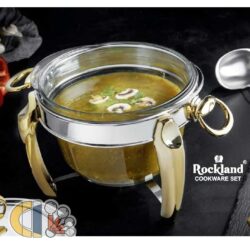 سوفله خوری سوپ راکلند مدل پافیلی Rockland دسته طلایی