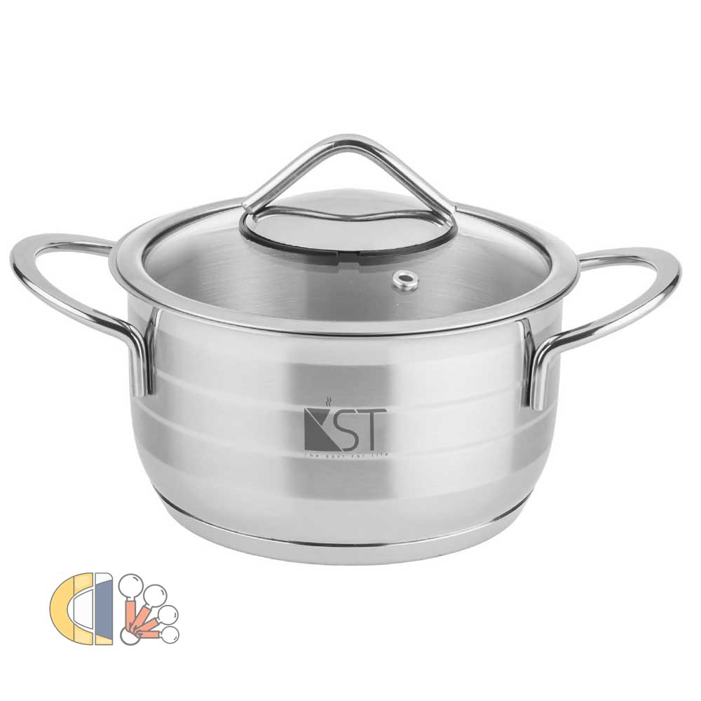 قابلمه استیل کی اس تی مدل 5014 سایز 14