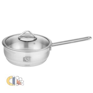 تابه استیل تک دسته کی اس تی مدل 5019 سایز 20