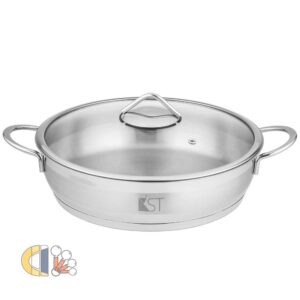 تابه استیل دو دسته کی اس تی مدل 5029 سایز 32