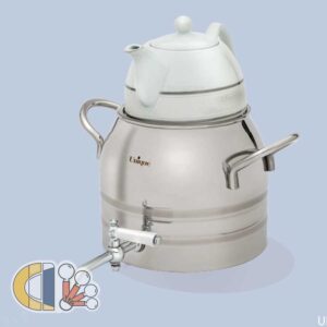 کتری و قوری استیل 4 لیتر یونیک Unique مدل 7226