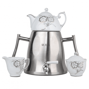 ست کتری و قوری ام آر اس MRS به همراه شکرپاش و قندان