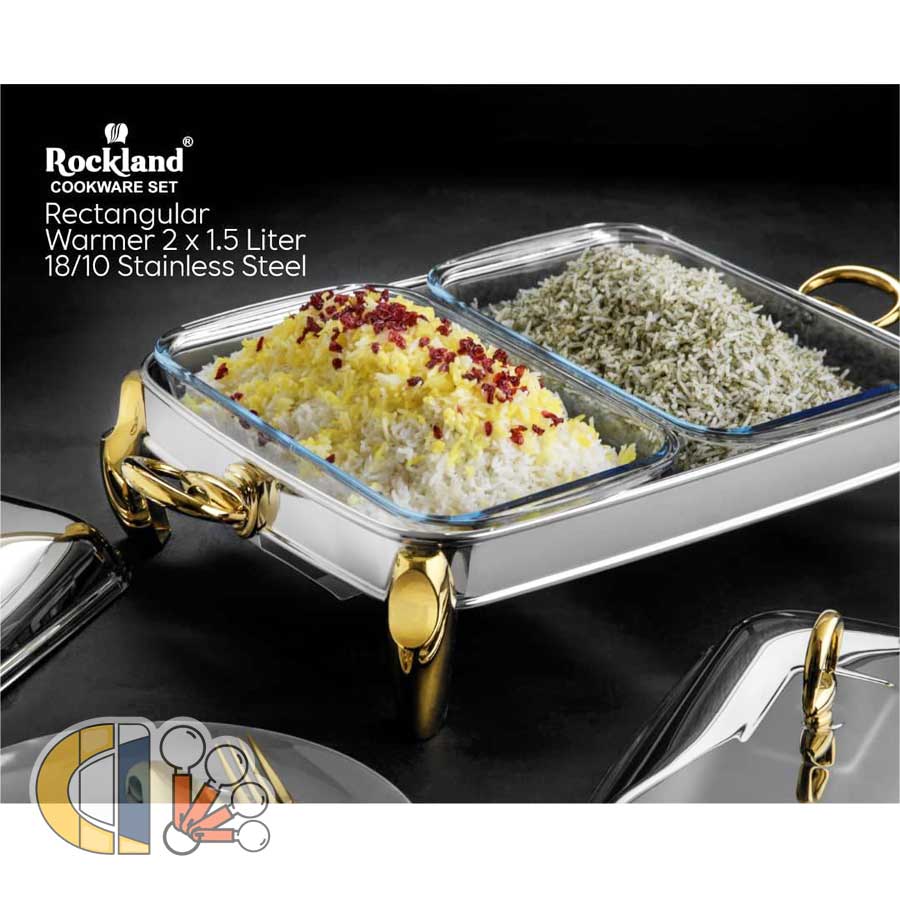 سوفله خوری دوقلو راکلند مدل پافیلی Rockland دسته طلایی