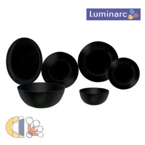 سرویس غذا خوری 26 پارچه لومینارک Luminarc مدل دیوالی مشکی