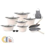 سرویس قابلمه 16 پارچه ام جی اس MGS مدل کره ای C کرم