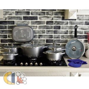 سرویس قابلمه 17 پارچه ام جی اس MGS مدل ایتالیا C