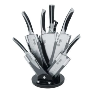 سرویس چاقو آشپزخانه ام جی اس 9 پارچه مدل 8011 MGS