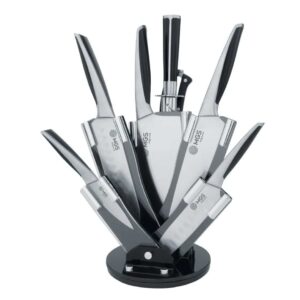 سرویس چاقو آشپزخانه ام جی اس 9 پارچه مدل 8012 MGS