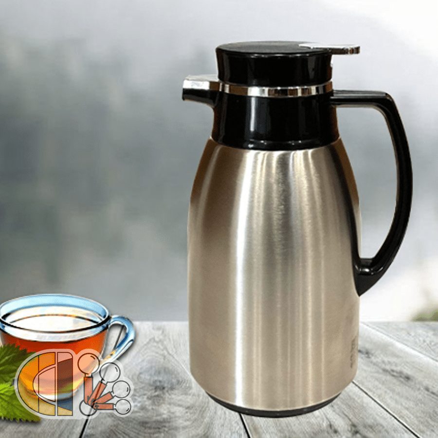 فلاکس 1 لیتر استیل شیشه دار  (شیشه صورتی) یونیک UN-1851