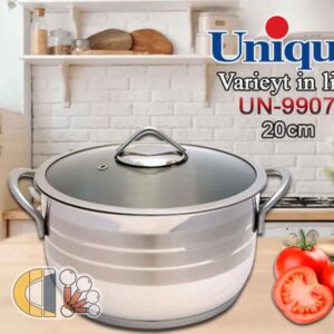 قابلمه تک استیل سایز 20 یونیک