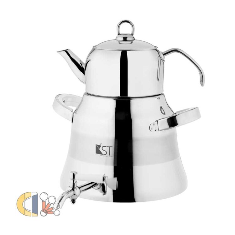 کتری و قوری استیل کی اس تی مدل 4070TP