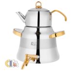 کتری و قوری استیل کی اس تی مدل 4070TPSG