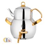 کتری و قوری کی اس تی مدل 4050CSG دسته طلایی