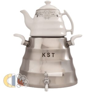 کتری و قوری کی اس تی مدل هرمی A3 دسته باکالیت